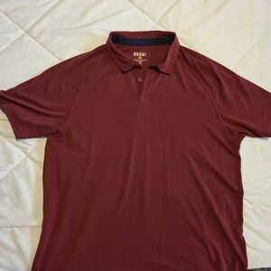 Rhone Men's Burgundy Polo Shirt